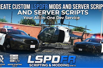 create custom lspdfr mods and server script