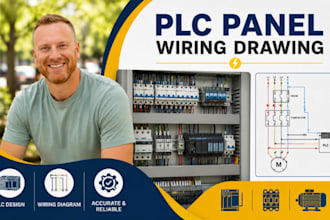 plc panel wiring drawing, electrical control panel cad design, wiring diagram