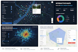 build interactive maps and geospatial web applications