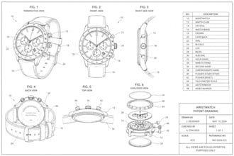 illustrate uspto and wipo perspective design and utility patent drawings