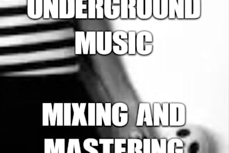 mix and master your underground rap song