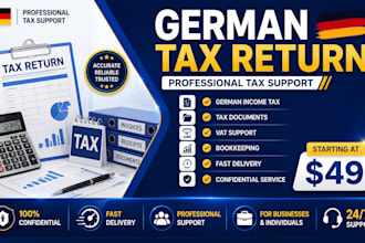 provide german tax return and income tax support