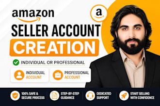 professionally setup amazon seller account