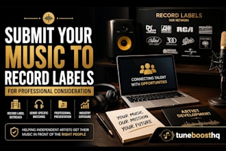 submit your music to record labels for professional consideration