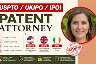 search and draft your utility patent application for uspto ukipo ipoi filing