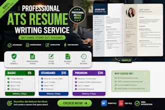 create an ats friendly resume and CV