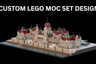 do lego moc set lego design with part list and pdf instruction