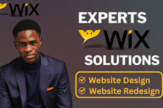 build wix website, wix website redesign, wix ecommerce, wix online store