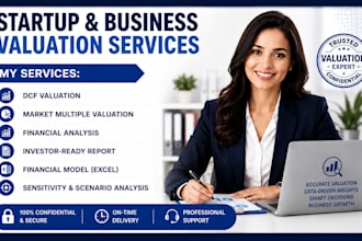do startup and business valuation with dcf analysis
