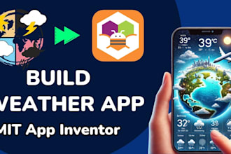develop custom weather tracking app, geolocation tracking weather forecast app