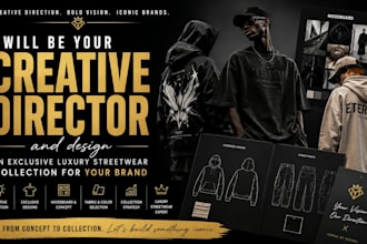 be your creative director for branding, content, and marketing projects
