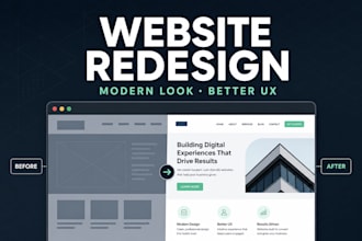 redesign your website for a modern professional look