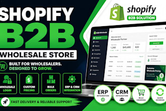 build a shopify b2b wholesale store with custom pricing