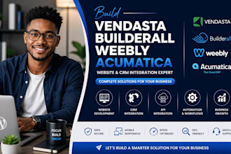 build vendasta builderall weebly acumatica website crm integration expert
