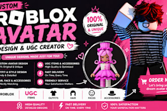 create custom 3d roblox avatar roblox ugc avatar ugc accessories roblox avatar