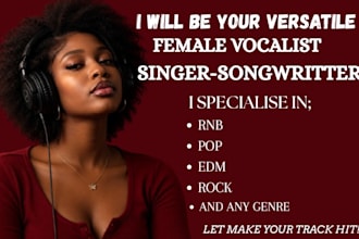 be your female rnb singer vocalist female pop singer rnb song female singer