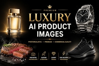 create luxury ai product images for brands and ecommerce