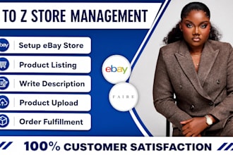 setup USA UK ebay seller account and optimize faire wholesale products