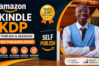 upload optimize amazon kdp book manage self publishing transcribing amazon ppc
