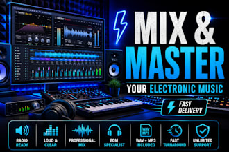 mix and master your electronic music