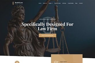 redesign wix website for law firms criminal defense lawyers legal consultants