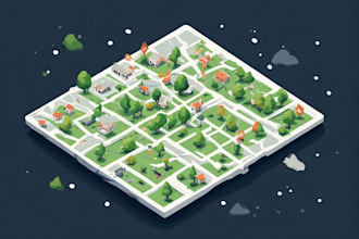 design and illustrate map of any location