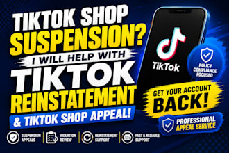 do tiktok shop reinstatement remove tiktok shop suspension violation issues