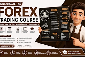 write forex trading, stock trading, course content, ebook video course