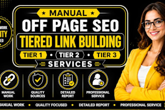 build manual tier 1 tier 2 tier 3 SEO link building backlinks