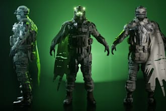 do aaa 3d model unreal engine 5 game character 3d character for unity game daz3d