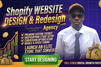 design shopify website redesign shopify dropshipping store ecommerce expert