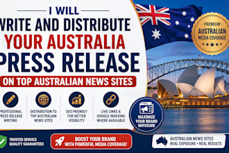 write and distribute your australia press release on top australian news sites