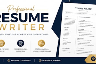 write ats resume, CV and cover letter