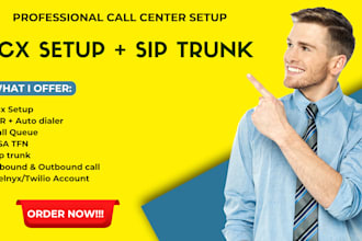setup did number sip trunk vicidial 3cx ivr p1 bot auto dialer