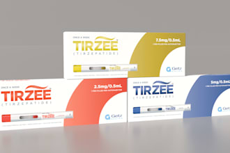 design 3d medicine packaging, box layout, and pharma product render