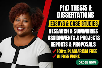 write and edit research,thesis,dissertation and case study