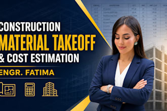 construction estimate, material take off, cost estimation