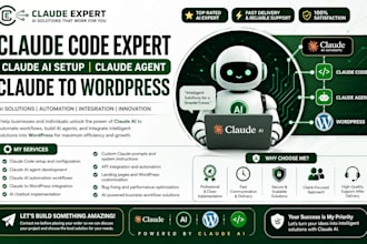 claude code setup claude to wordpress claude code expert claude agent claude ai