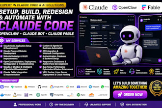 setup claude coded app claude website redesign openclaw claude bot claude fable