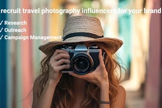 recruit travel photography influencers for your brand
