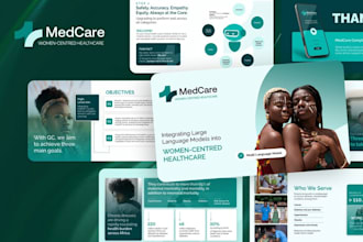 create medical presentations, healthcare pitch decks, and research slides