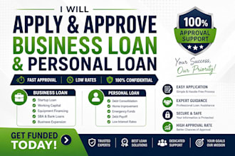 apply and approve business loan and personal loan