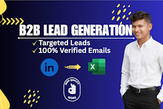 do targeted b2b lead generation and build valid email lists