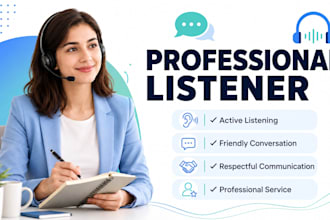 listen with care and respect