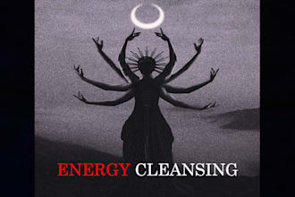 perform a powerful energy healing and aura cleansing to restore wellbeing