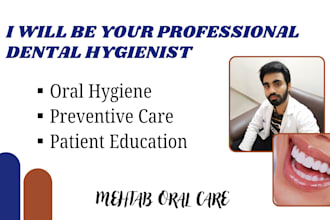 give professional oral health and dental hygiene advice