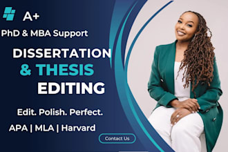 write and edit research,thesis,dissertation and case study