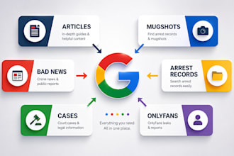 remove mugshots, negative links, case articles, and bad news from google