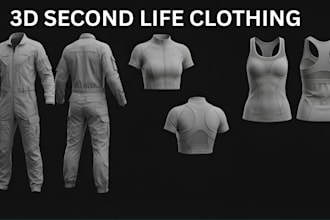 do second life 3d clothing mesh rigging 3d garment sims fivem y2k fashion design