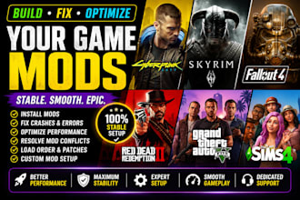 build fix optimize cyberpunk mod cyberpunk 2077 skyrim fallout 4 rdr2 sims gta 5